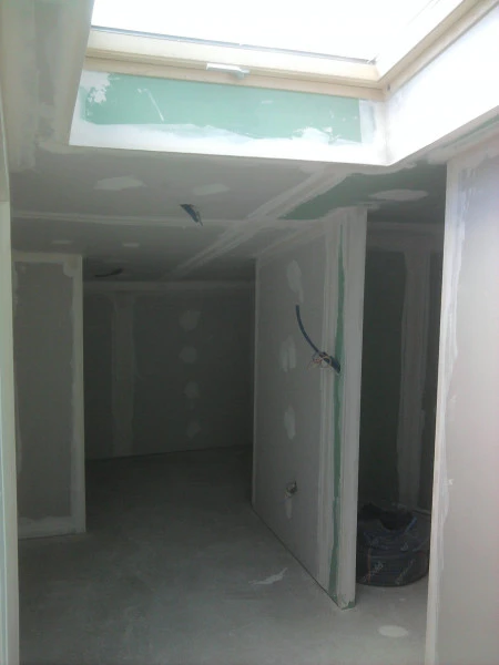 Aménagement de combles pour création de chambre et salle de bain