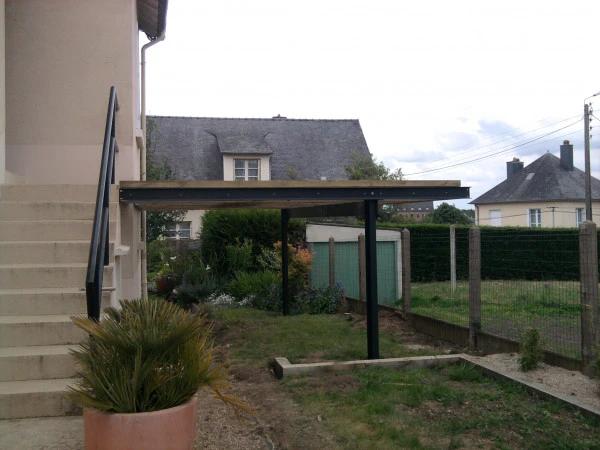 Création d'une terrasse surélevée