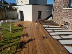 Aménagement de terrasse à Pacé